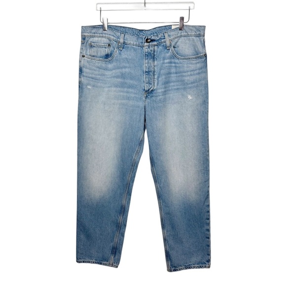 Rag & Bone Men’s Beck Authentic Stretch Tapered Telaxed Light Wash Jeans Sz 36 - Picture 1 of 11
